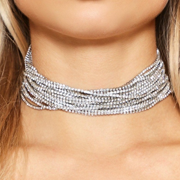 Jewelry - To Top It all Diamante Choker